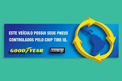 Adesivo Goodyear - Pubicidade Exterior (Out-of-home)